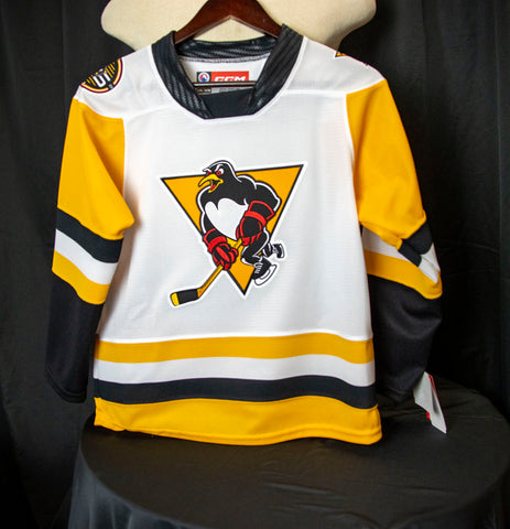 2023-2024 WBS Penguins Youth Replica White Jerseys