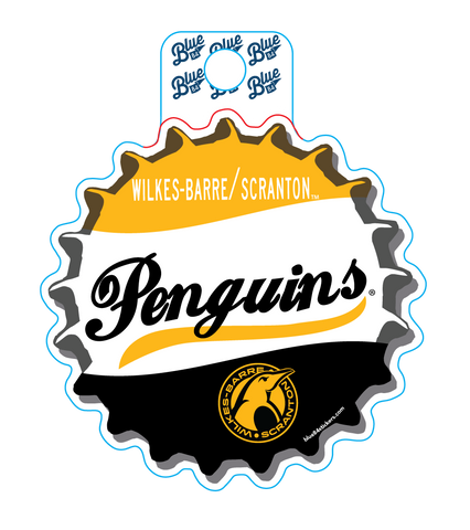 WBS Penguins Bottle Cap 3rd Logo Sticker