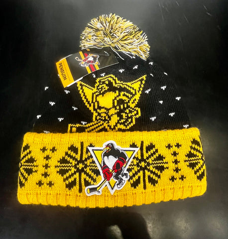 WBS Penguins Blizzard Pom Knit