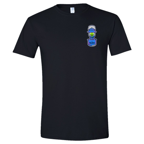 Carbondale UFOS Adult Lantern-Skating Alien Glow in the Dark S/S T-Shirt