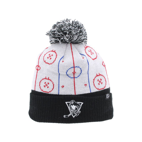 WBS Penguins Ice Pom Knit