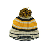 WBS Penguins Youth Outdoor Logo Pom Knit