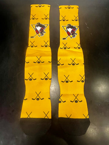 WBS Penguins Crew Socks