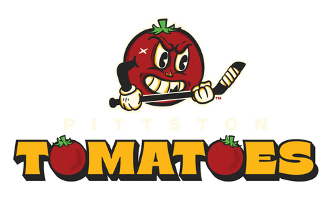 Pittston Tomatoes Wordmark Window Cling Decals