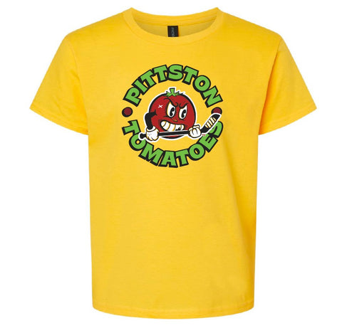 Pittston Tomatoes Youth Yellow S/S Tees
