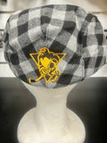 WBS Penguins Checkered Newsboy Cap