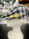 WBS Penguins Checkered Newsboy Cap