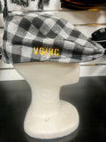 WBS Penguins Checkered Newsboy Cap