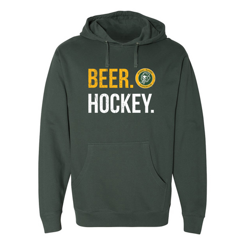 WBS Penguins Beer Hockey St. Pat's Tri-Blend Hoodie
