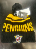 WBS Penguins Primary Logo Black Pom Knit