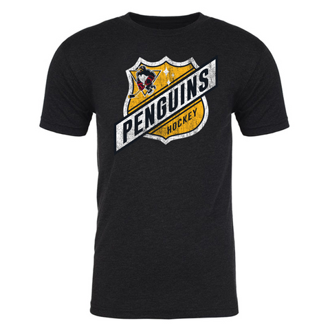 WBS Penguins Highway Sign Tri-Blend S/S Tee