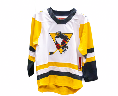 2026-2027 WBS Penguins YTH CCM Premier Replica White Primary Jerseys