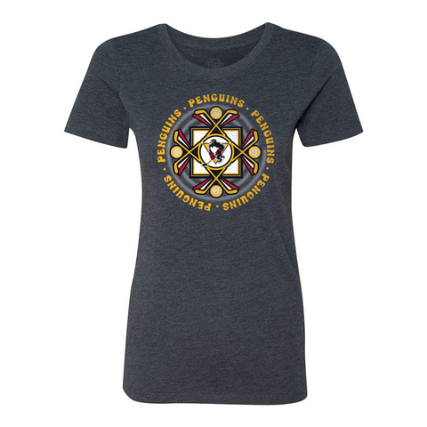 Wilkes-Barre/Scranton Penguins Women's Psychedelic Tri-Blend S/S Tee