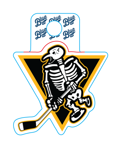 WBS Penguins Skeleton Logo Sticker