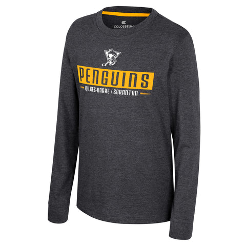 WBS Penguins Youth Dual Blend L/S Tee