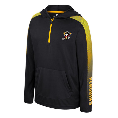 WBS Penguins Youth Lumen Hooded 1/4 Zip Windshirt