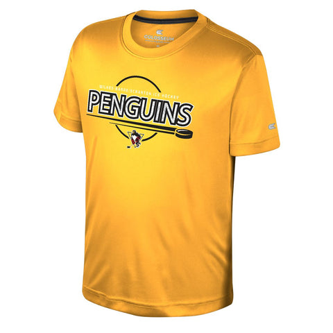 WBS Penguins Youth Yellow Poly Tee