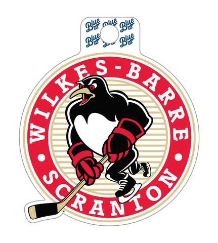 WBS Penguins Original Circle Logo Sticker